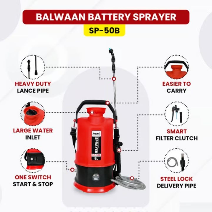 Balwaan SP 50B Li-Ion Battery Sprayer (5L) – thumb